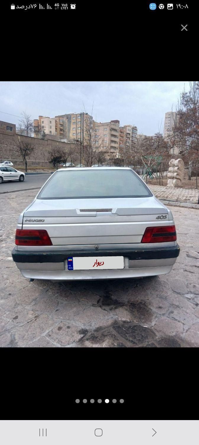 پژو 405 SLX بنزینی  XU7 - 1389