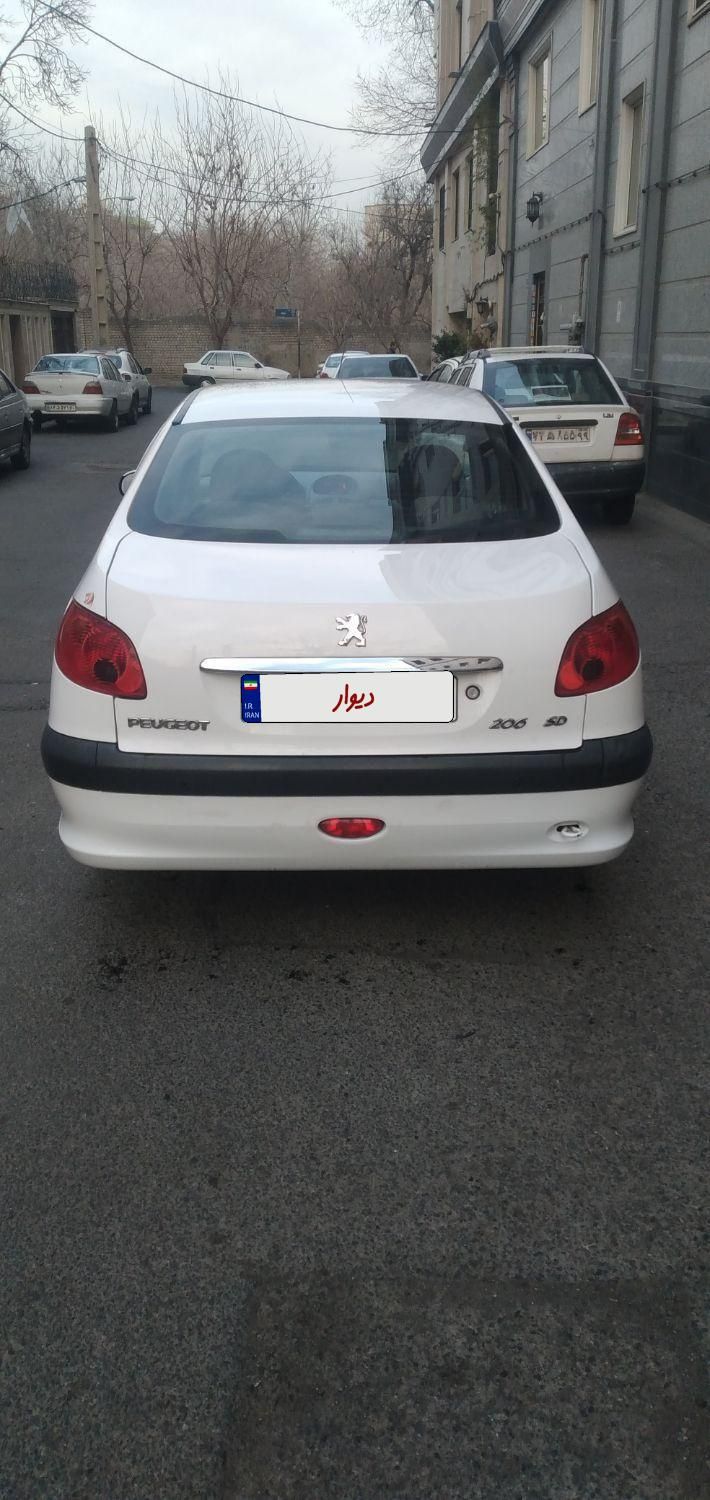 پژو 206 SD v8 - 1395