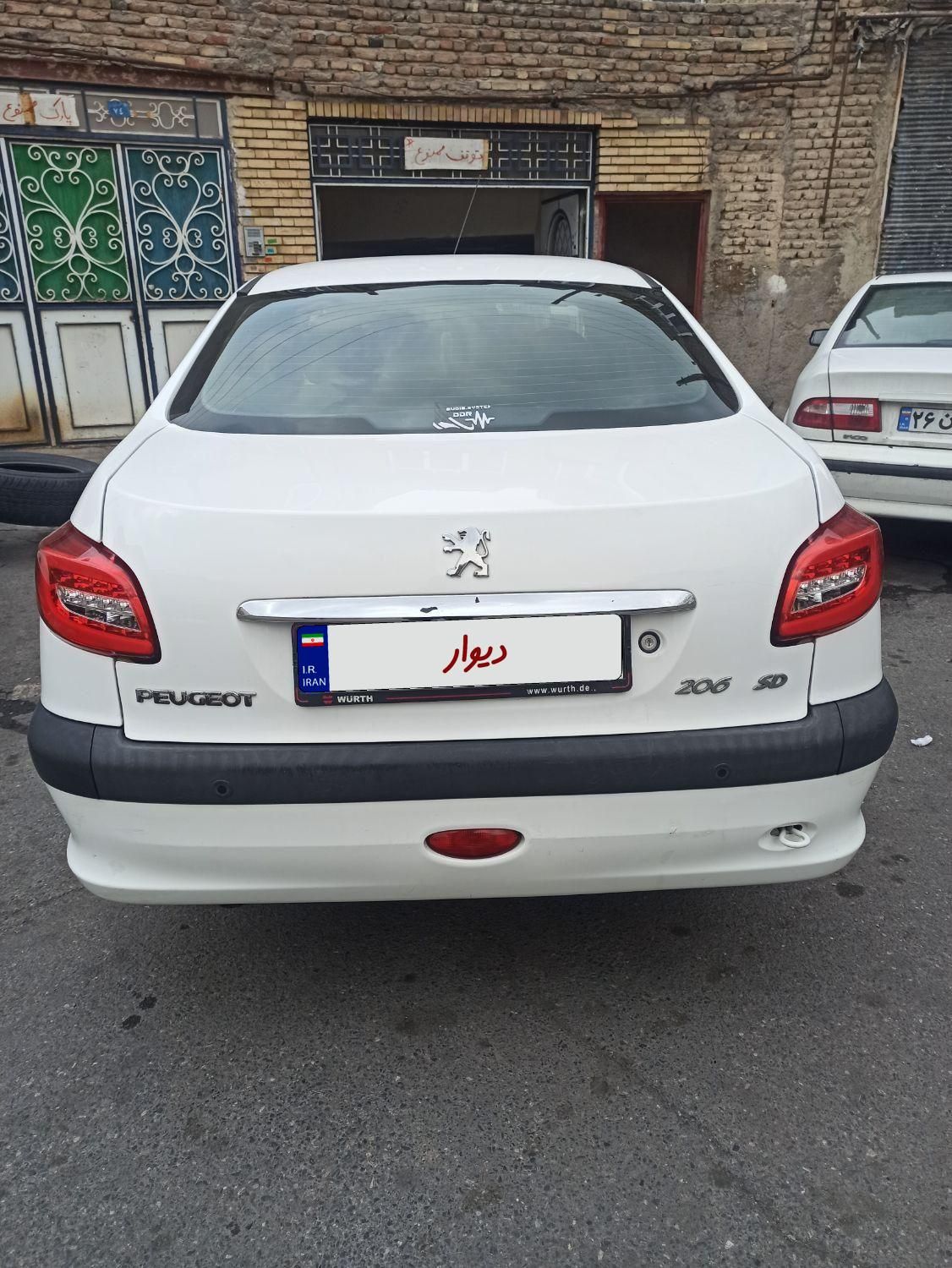 پژو 206 SD v8 - 1395