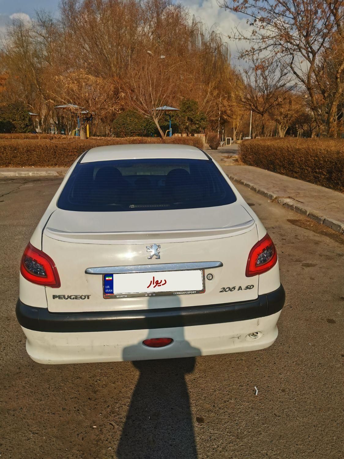 پژو 206 SD v9 - 1386