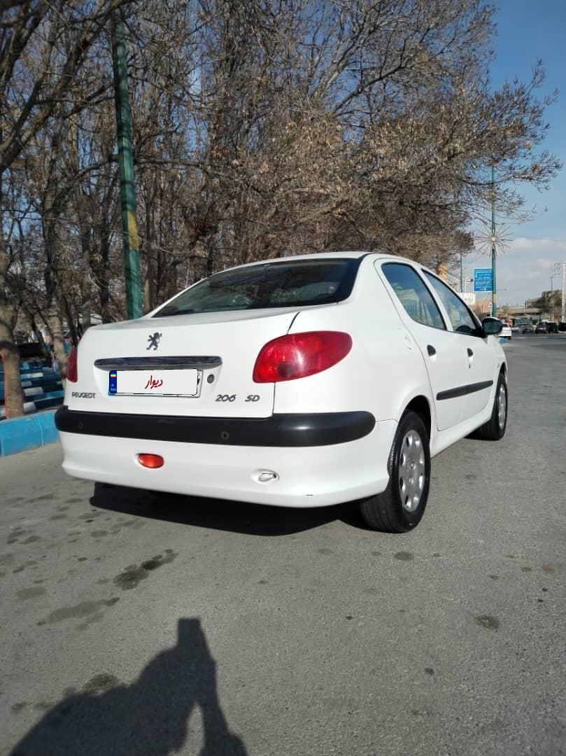 پژو 206 SD v8 - 1395