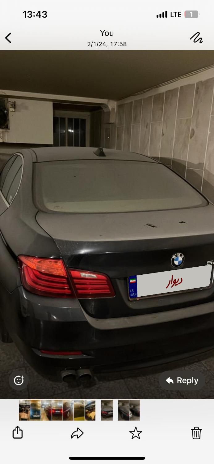 ب ام و سری 5 520i - 2014