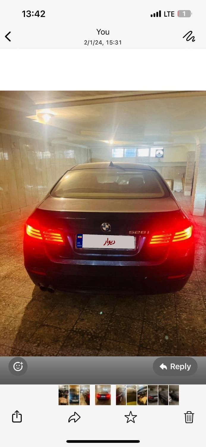 ب ام و سری 5 520i - 2014