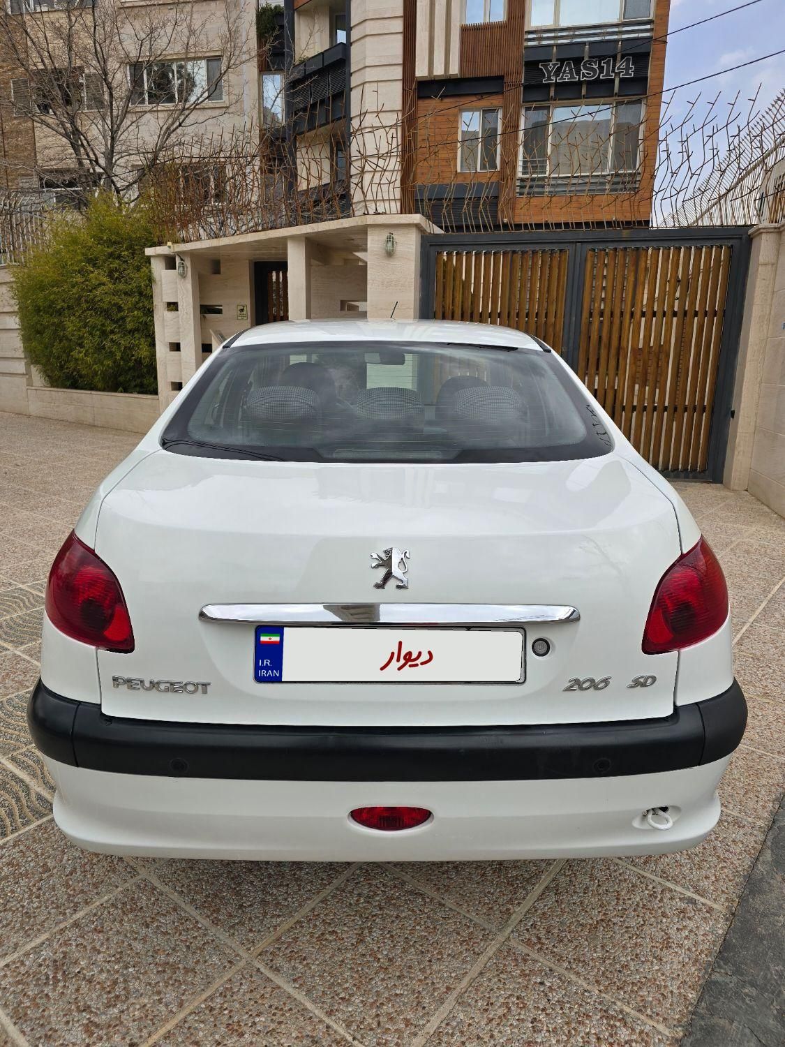 پژو 206 SD v8 - 1396