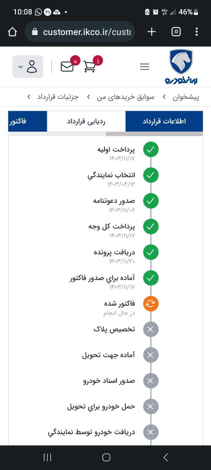 پژو 207 پانوراما اتوماتیک TU5P - 1404