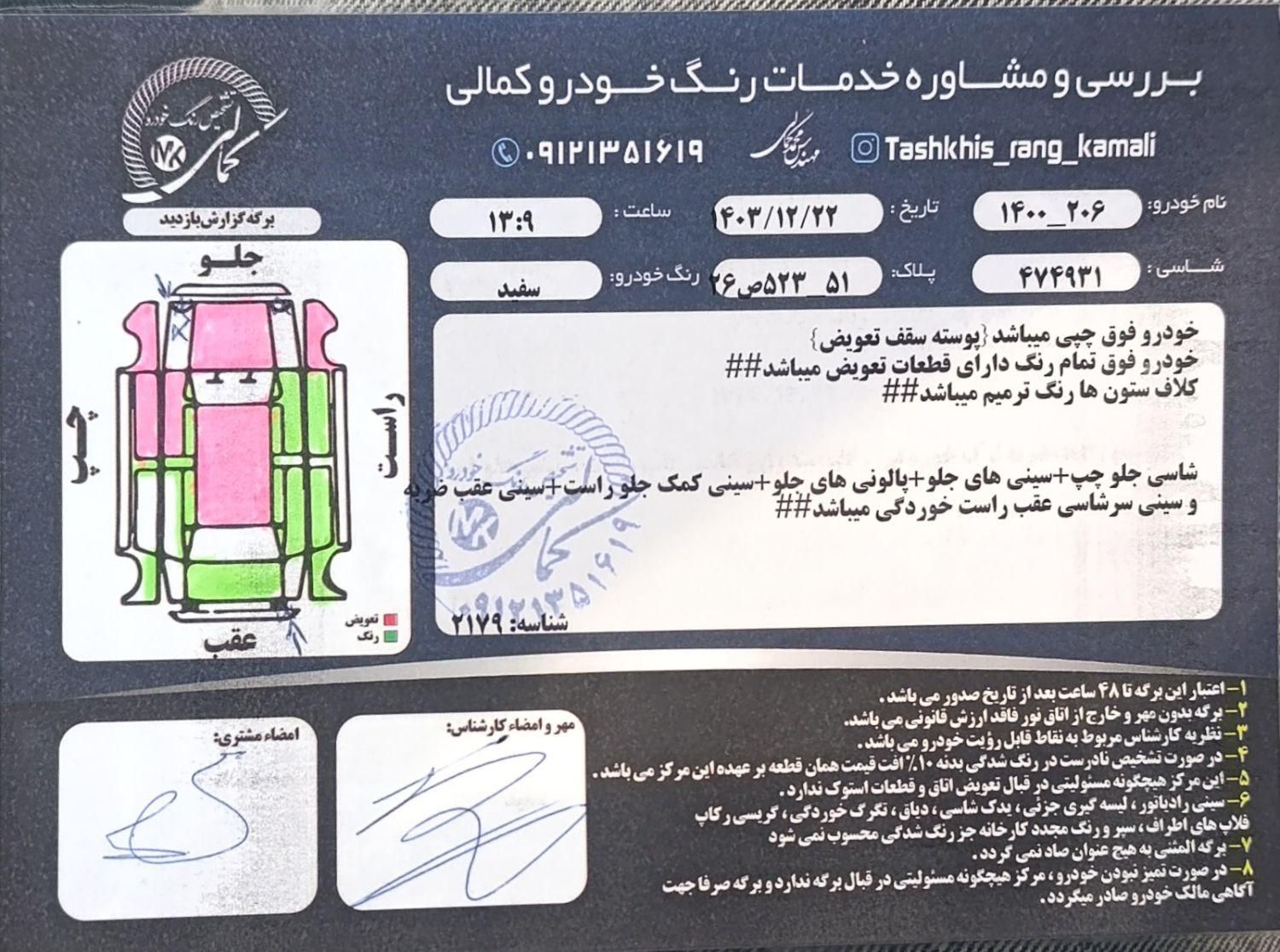 پژو 206 تیپ 2 - 1400