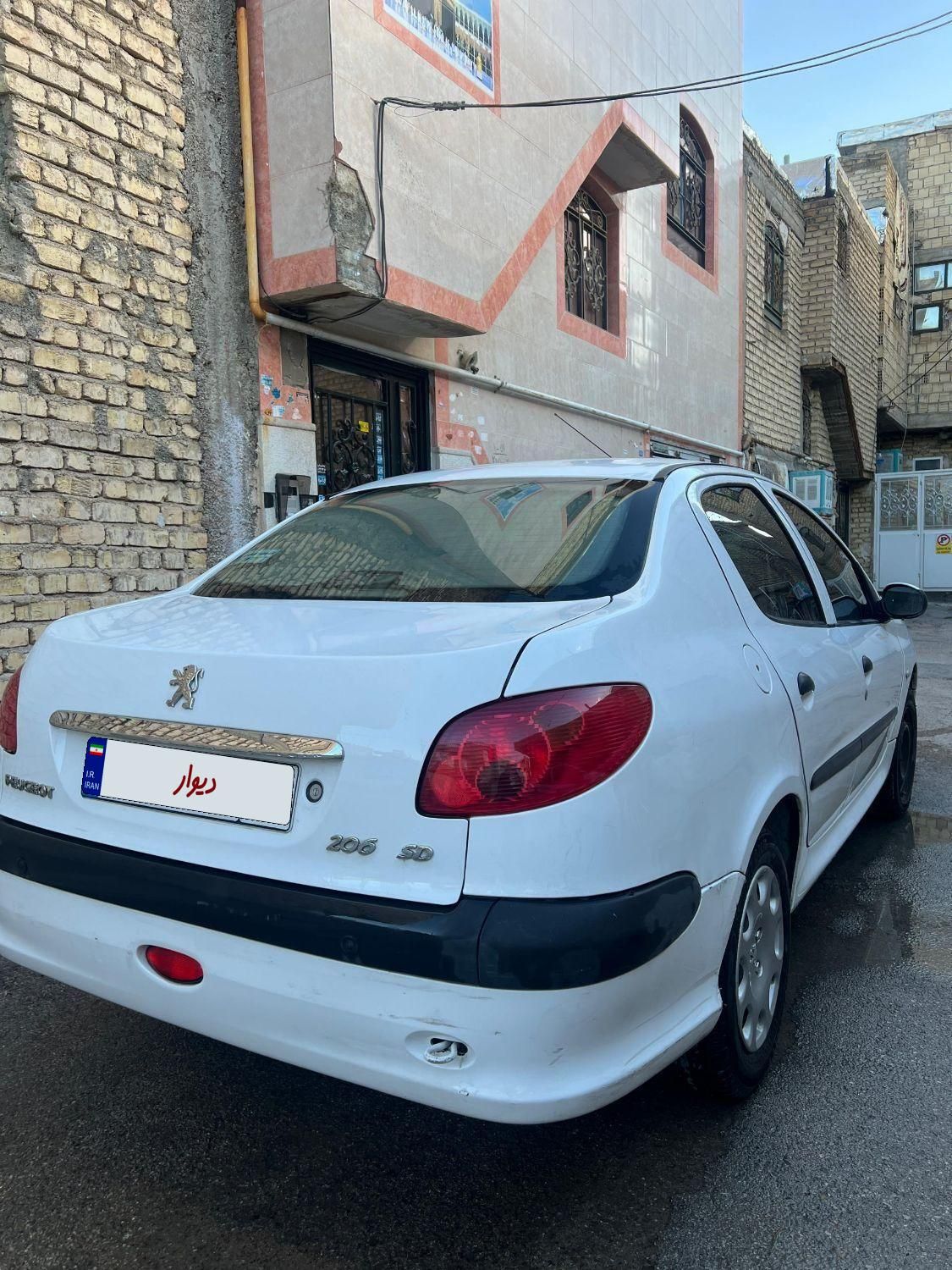 پژو 206 SD v8 - 1395