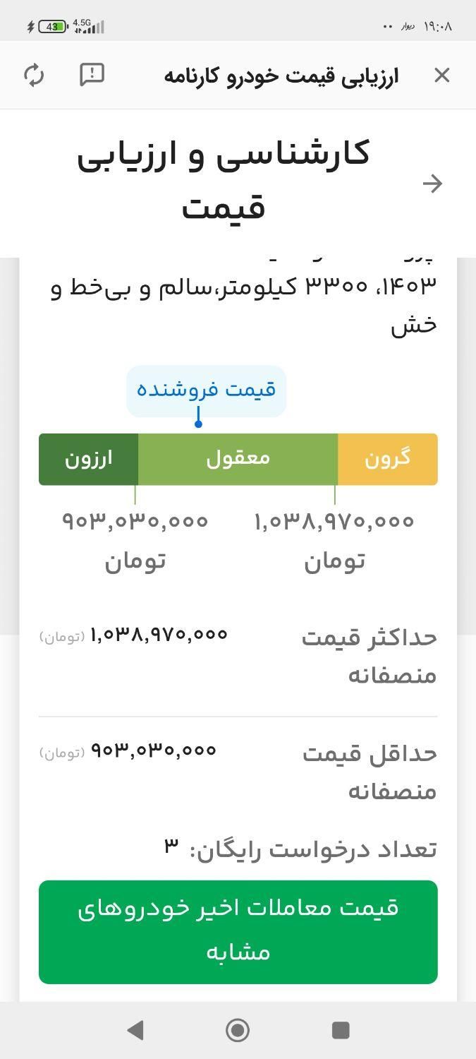 پژو 207 اتوماتیک TU5P - 1403