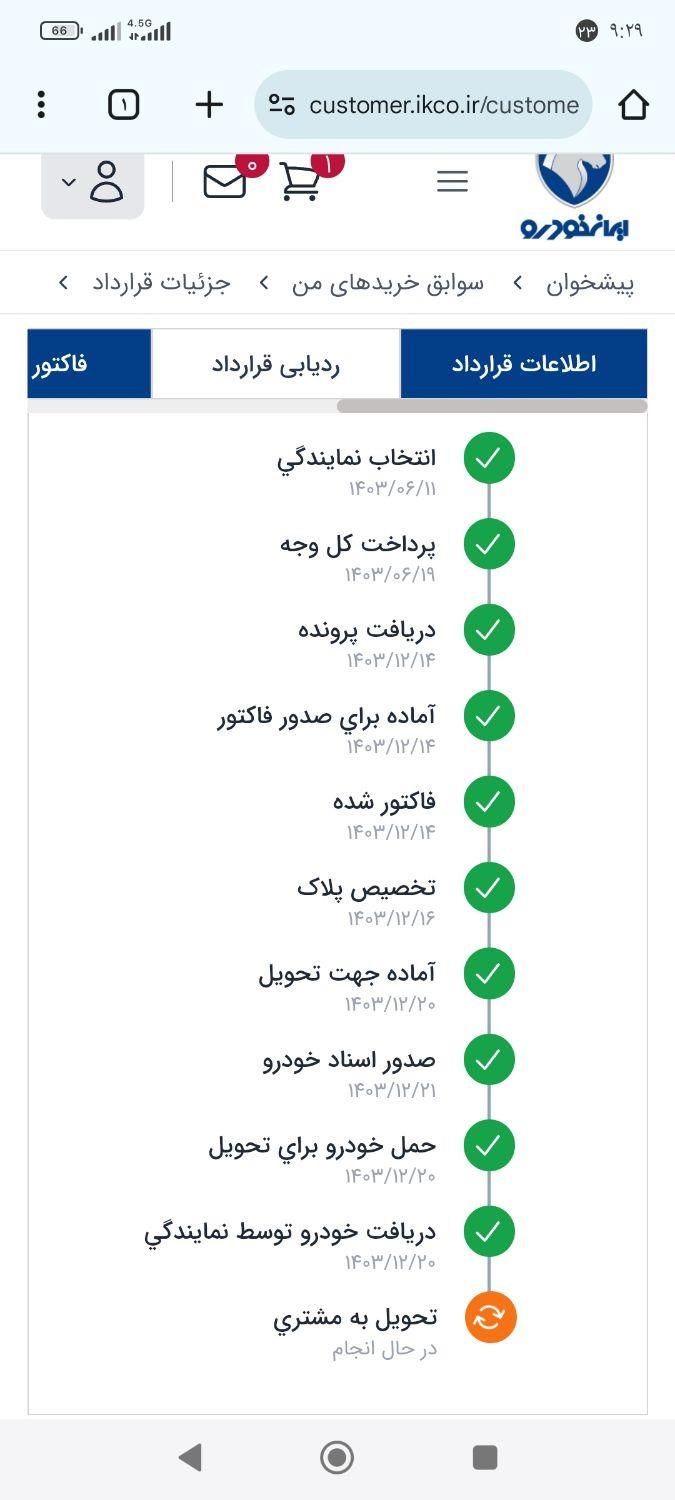 پژو 207 پانوراما اتوماتیک TU5P - 1404