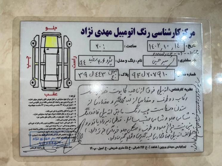 پژو 206 تیپ 2 - 1394