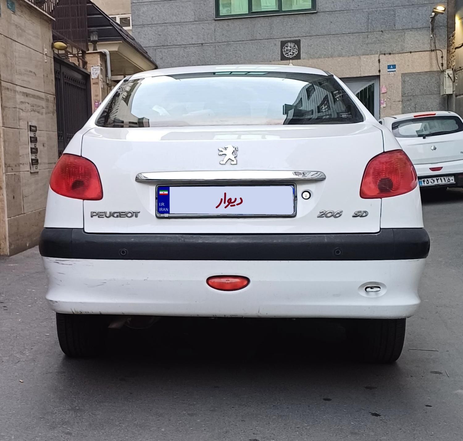 پژو 206 SD v8 - 1395