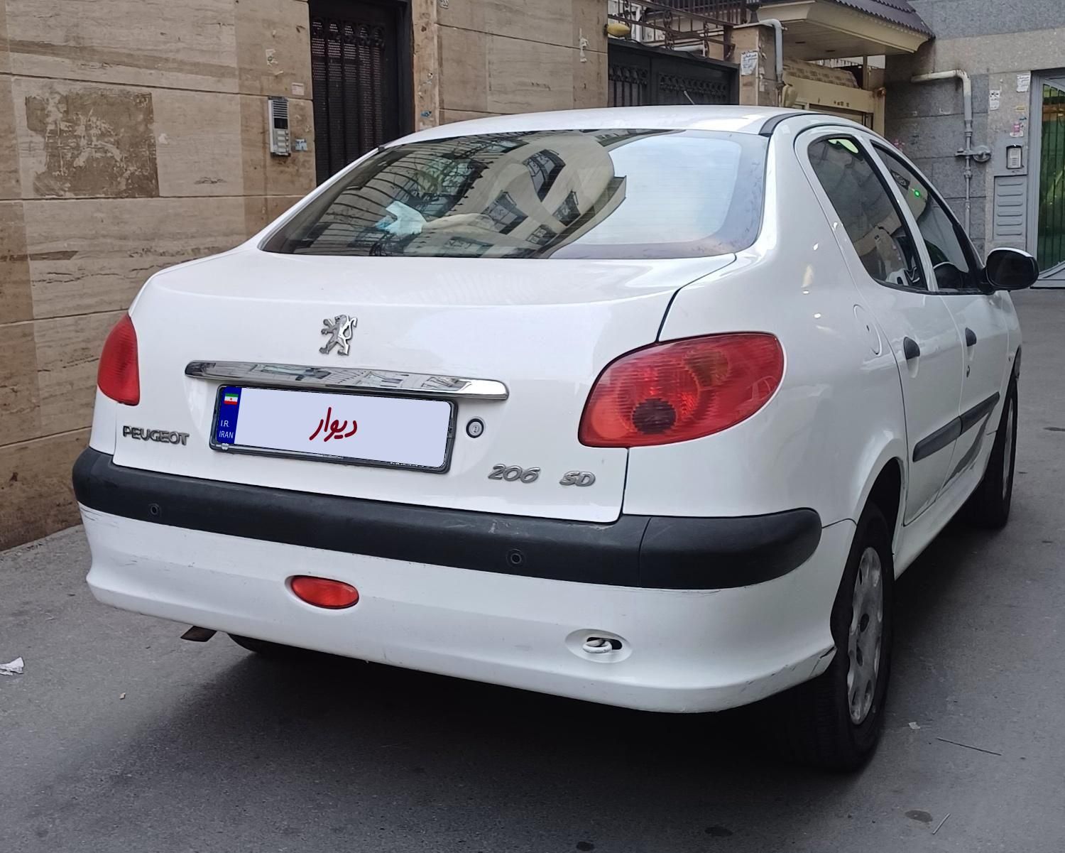 پژو 206 SD v8 - 1395