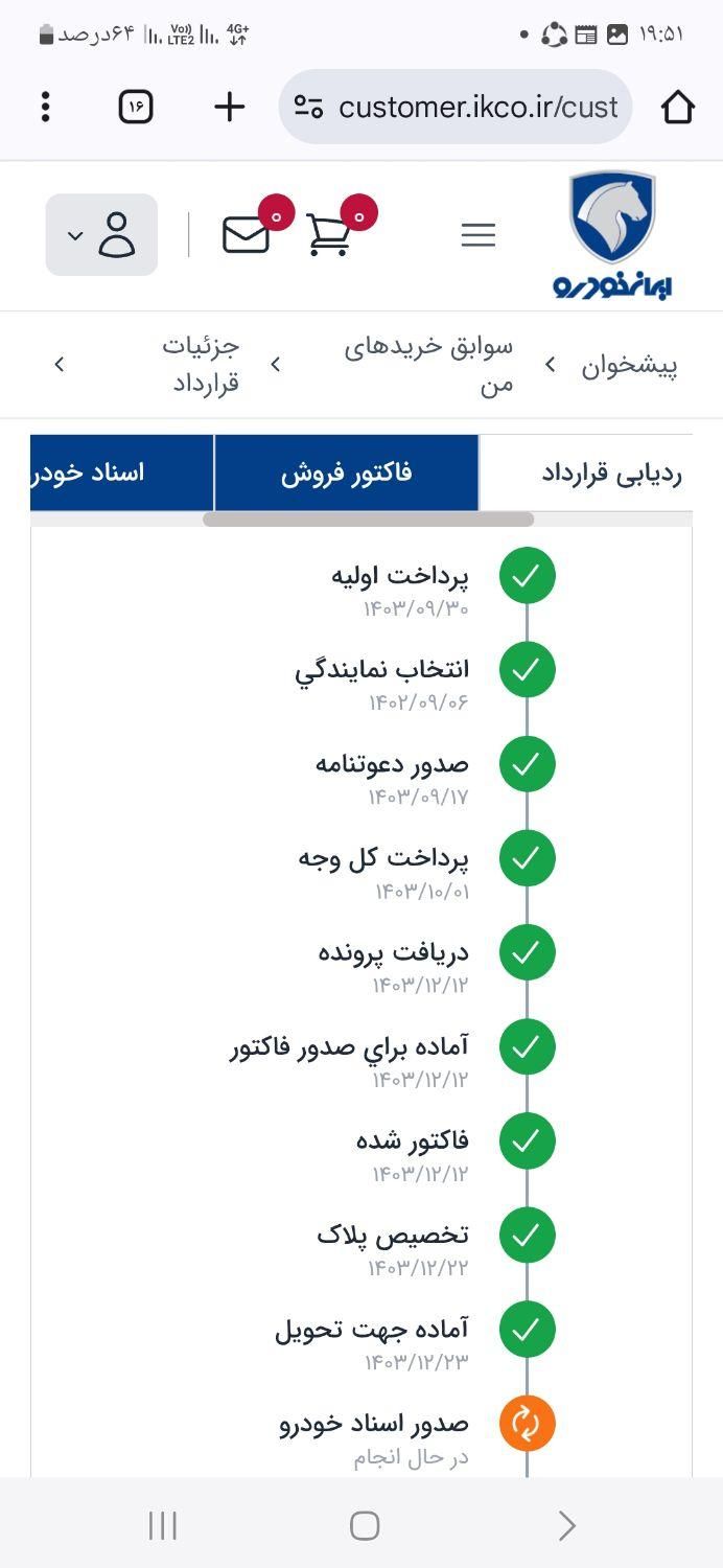 پژو 207 پانوراما اتوماتیک TU5P - 1404