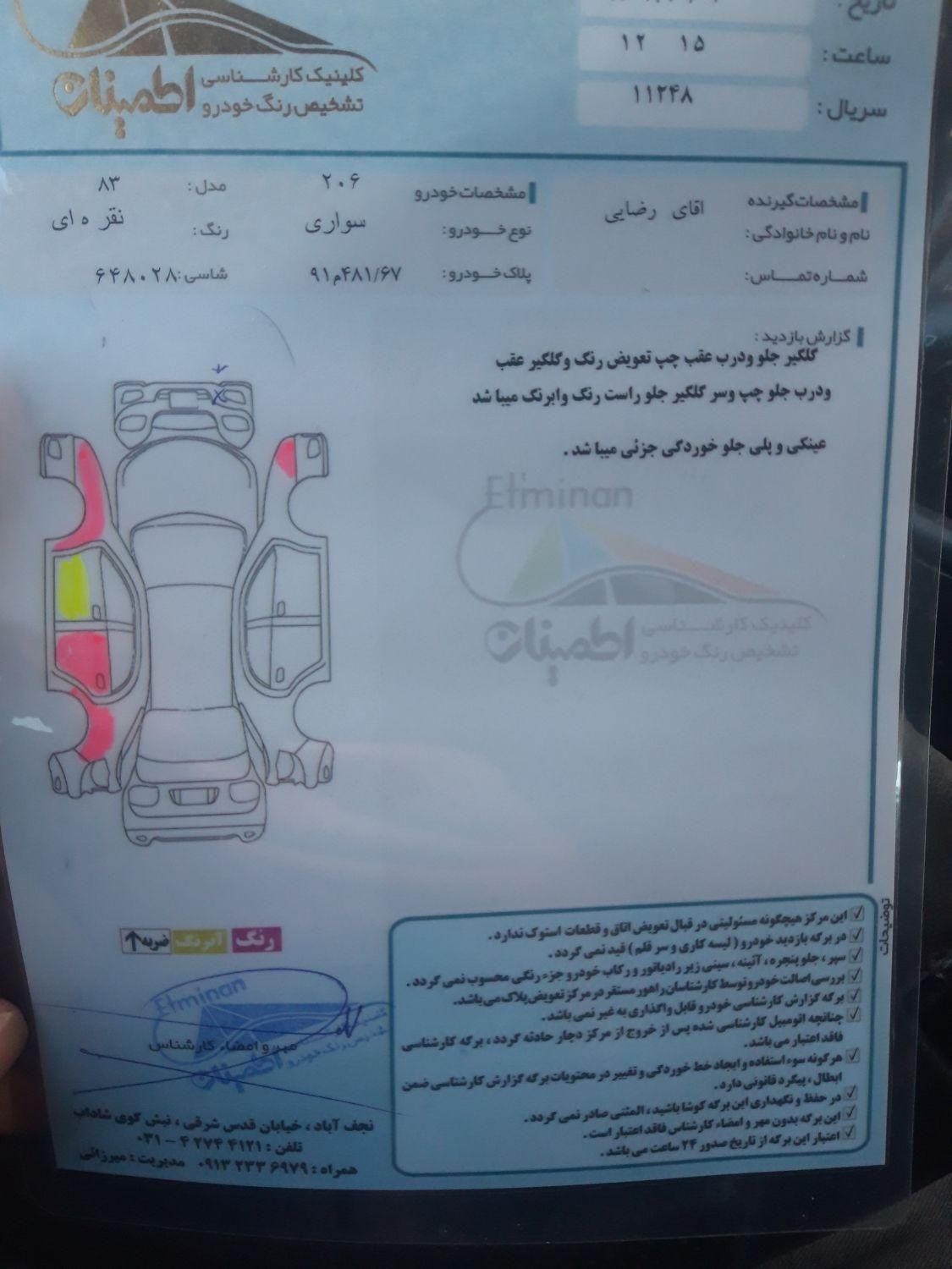 پژو 206 تیپ 2 - 1383