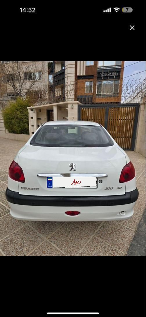 پژو 206 SD v8 - 1396