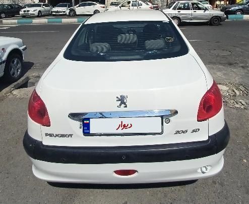 پژو 206 SD v8 - 1396