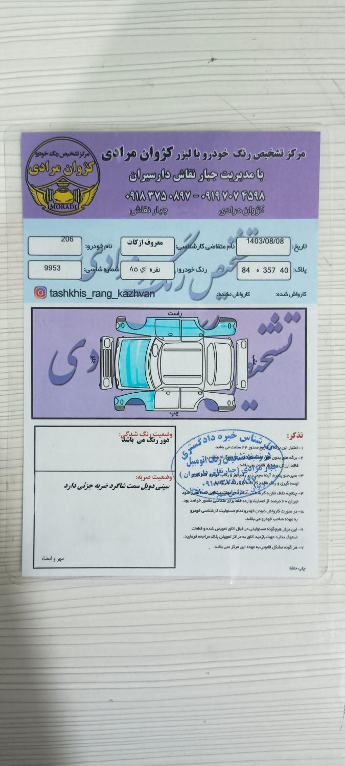 پژو 206 تیپ 2 - 1385