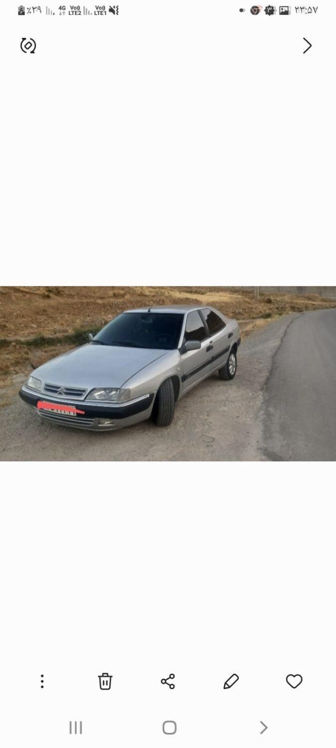 سیتروئن زانتیا X - 2001