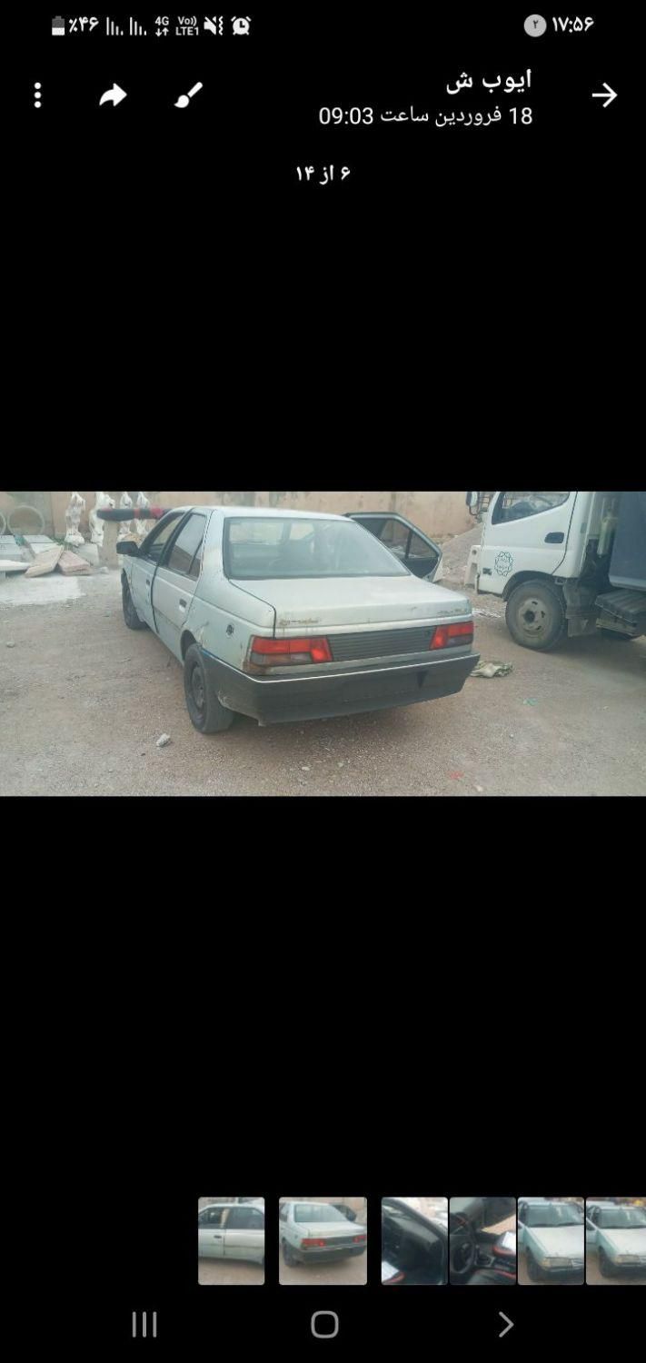 پژو روآ دوگانه سوز - 1386