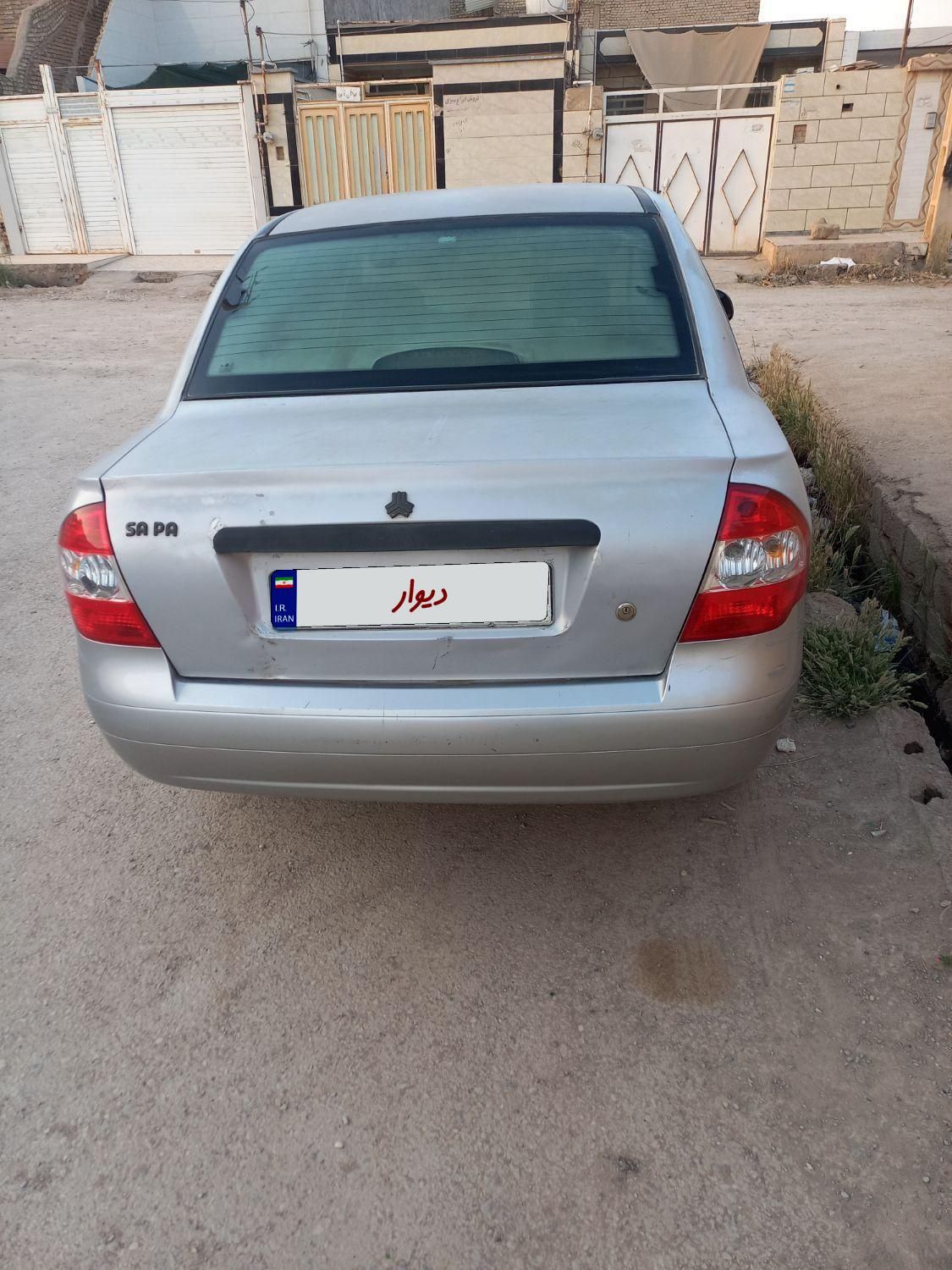تیبا صندوق دار LX دوگانه سوز - 1395