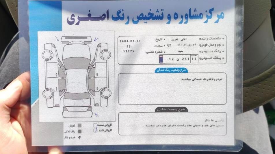 ام وی ام 110 چهار سیلندر دنده ای - 2013