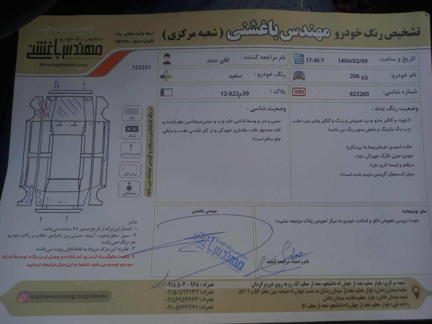 پژو 206 تیپ 2 - 1395