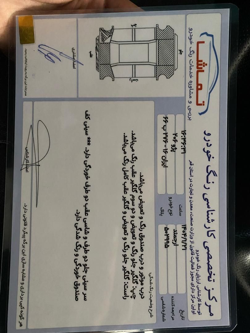 پژو 206 تیپ 5 - 1394