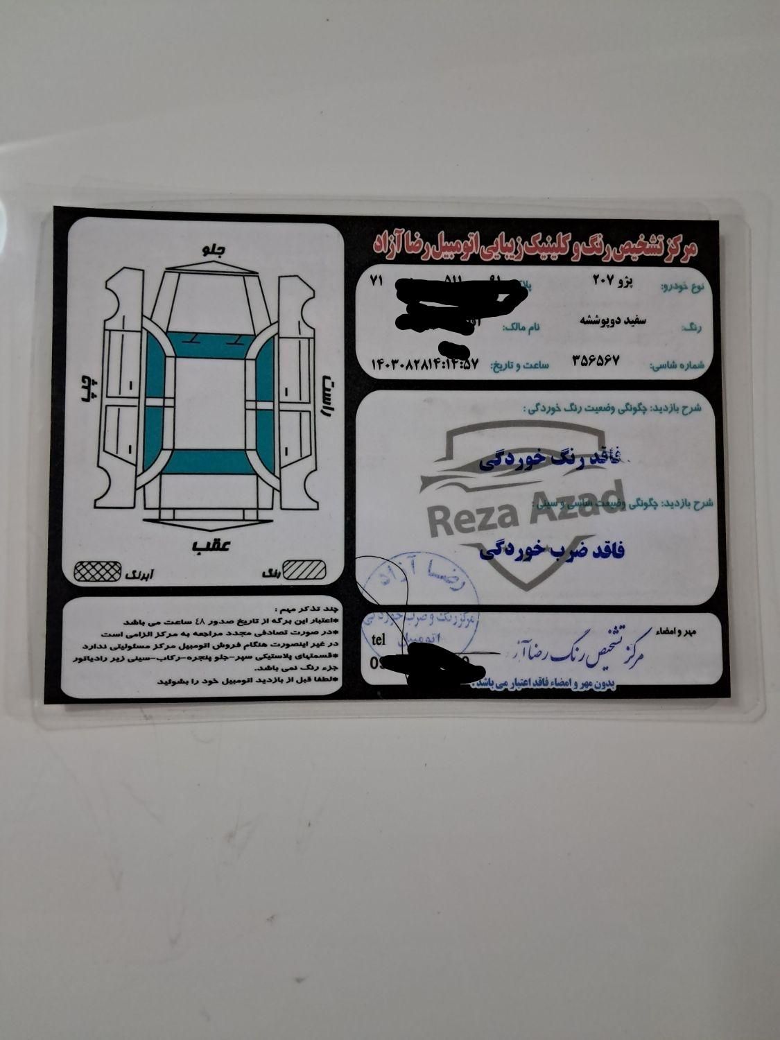 پژو 206 تیپ 2 - 1401