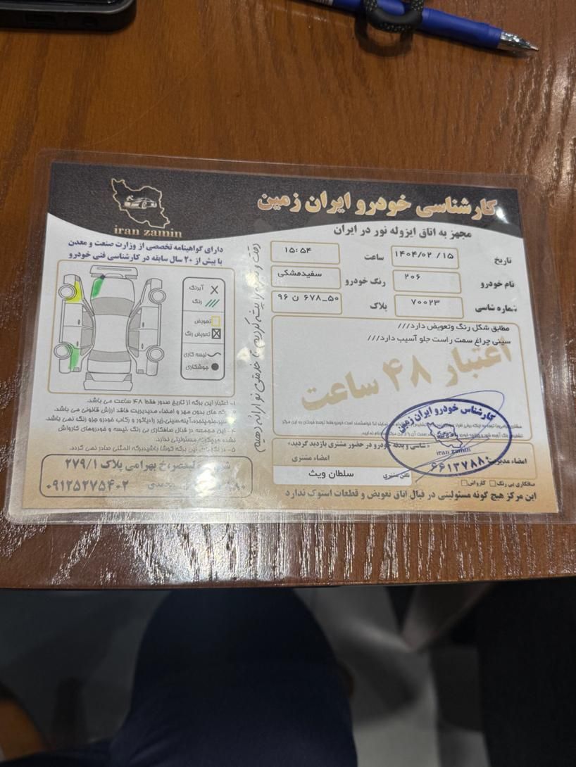 پژو 206 تیپ 3 پانوراما - 1401