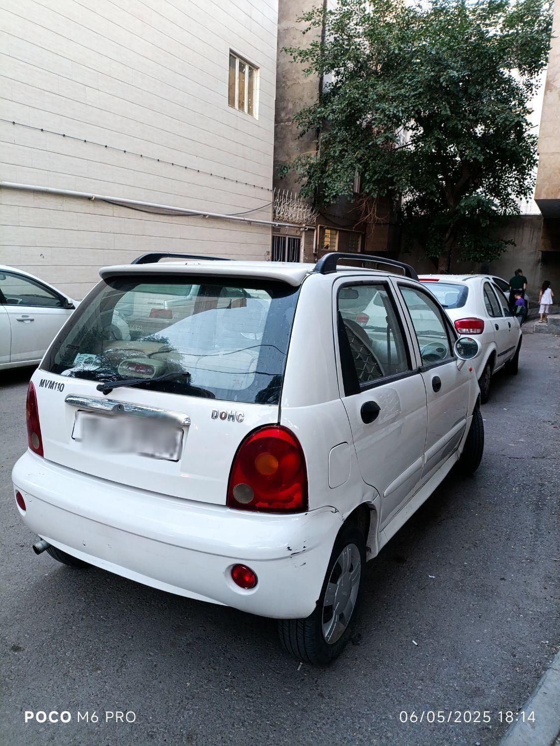 ام وی ام 110 چهار سیلندر دنده ای - 2012