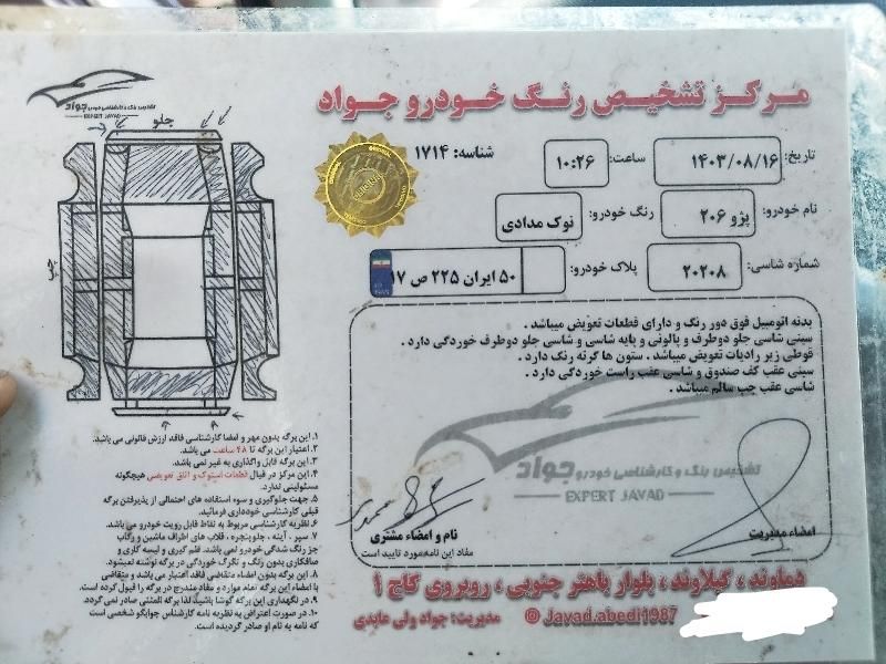 پژو 206 تیپ 2 - 1383