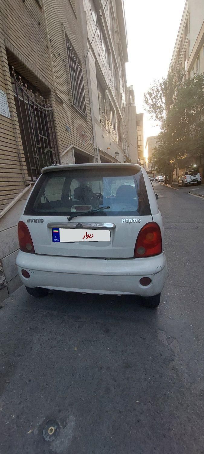 ام وی ام 110 چهار سیلندر دنده ای - 2012