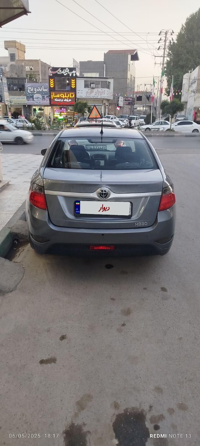برلیانس H330 دنده ای 1650 - 2018