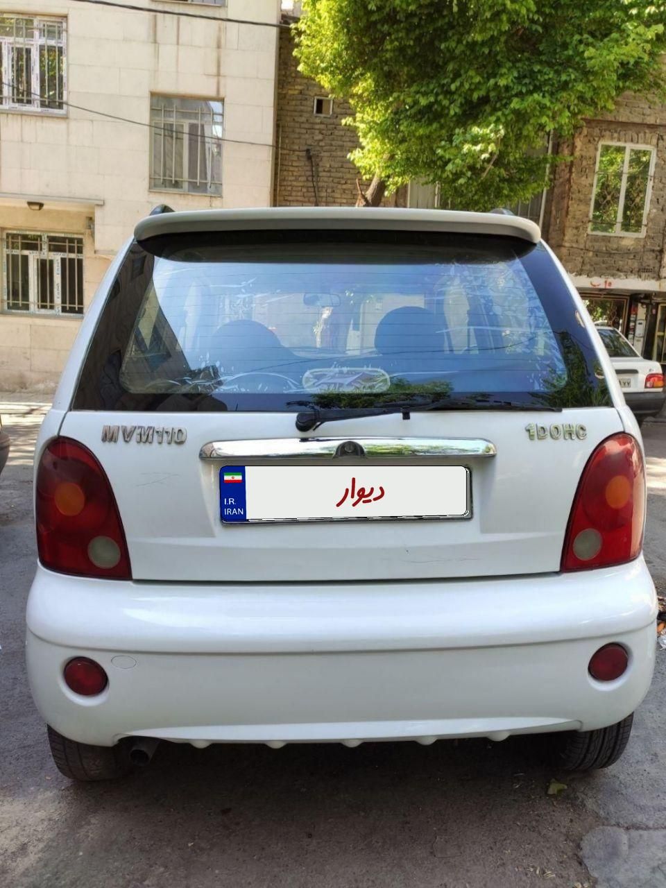 ام وی ام 110 چهار سیلندر دنده ای - 2015