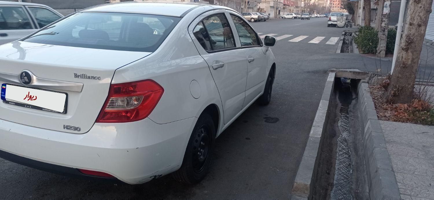 برلیانس H230 دنده‌ای - 2018