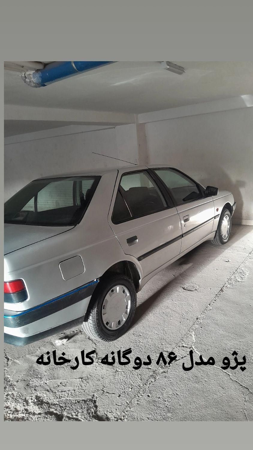 پژو 405 GLX - دوگانه سوز - 1386
