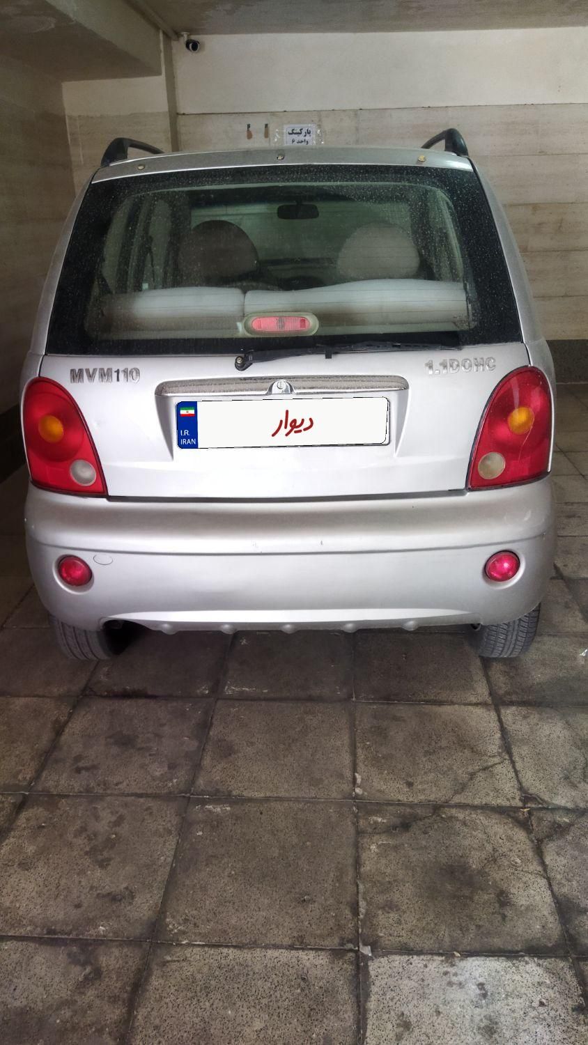 ام وی ام 110 چهار سیلندر دنده ای - 2012
