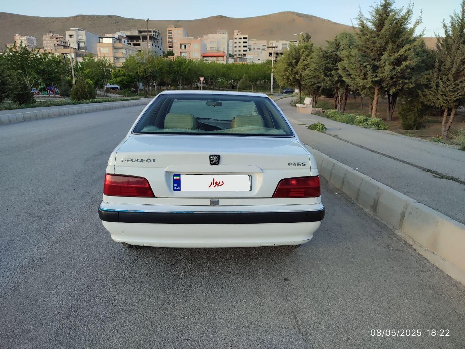 پژو پارس دوگانه سوز - 1386