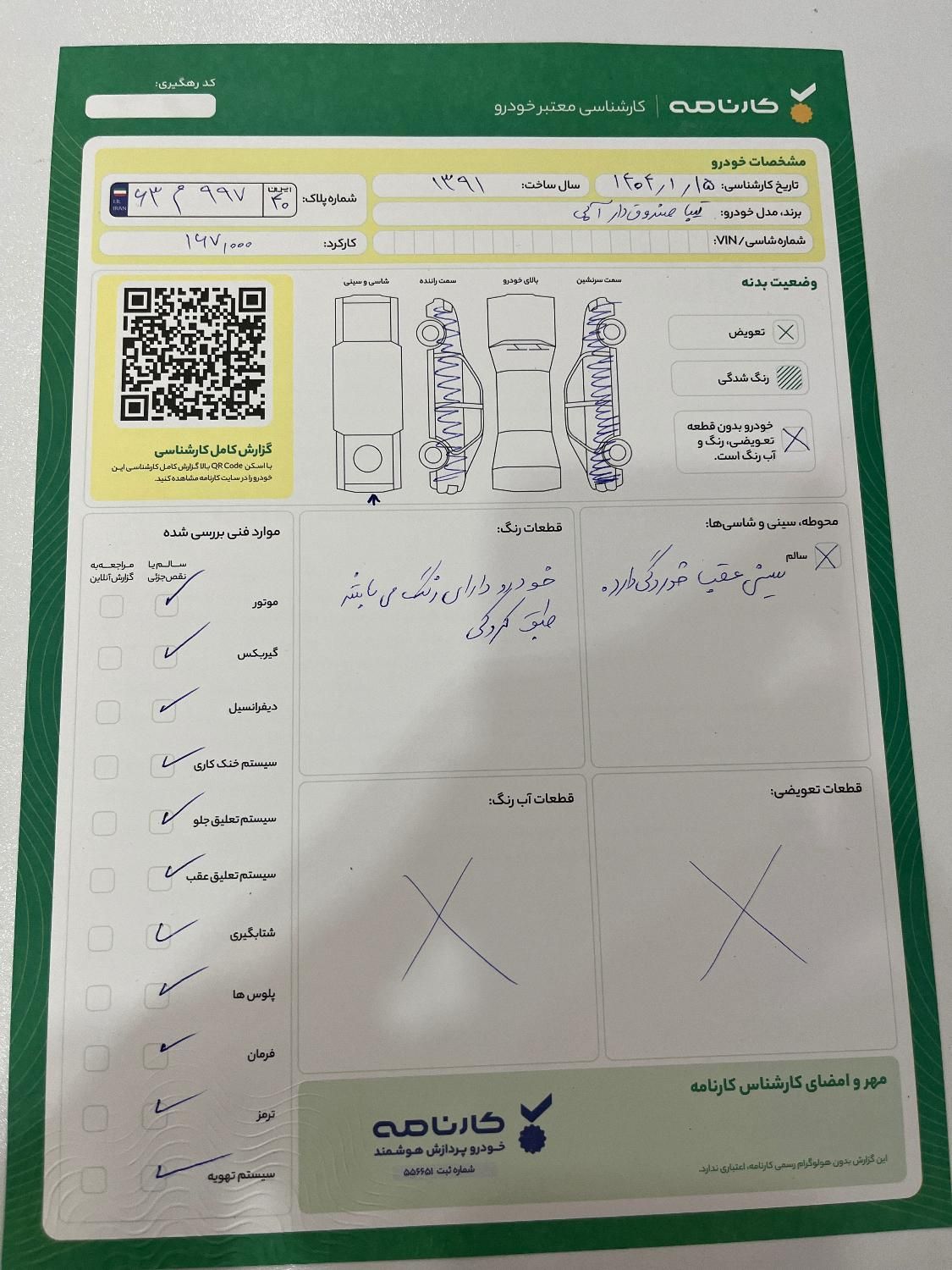 تیبا صندوق دار SX - 1391