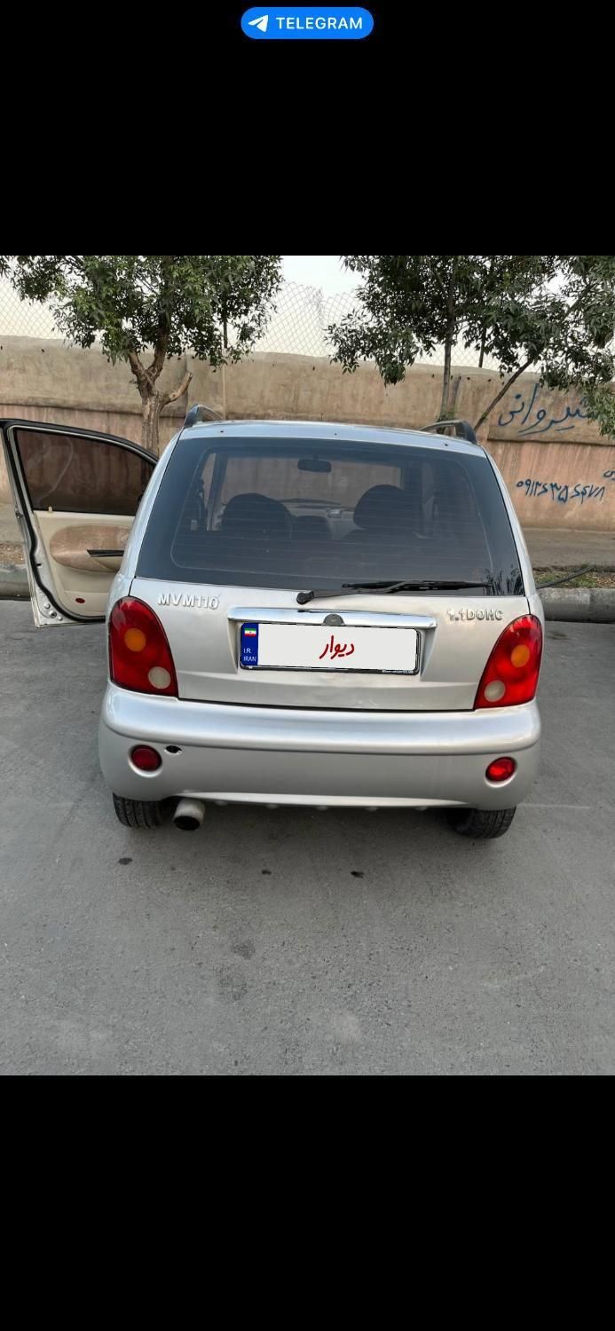 ام وی ام 110 چهار سیلندر دنده ای - 2012
