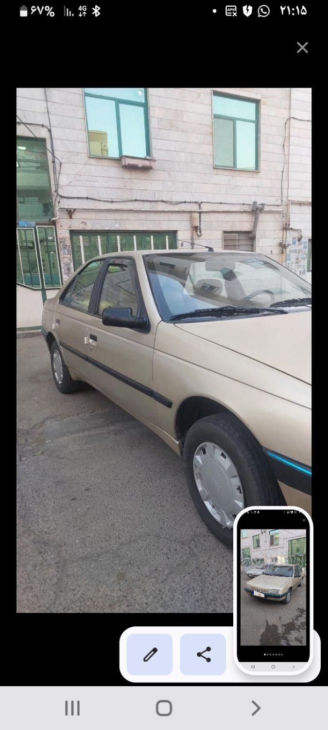 پژو 405 GLX - دوگانه سوز - 1384