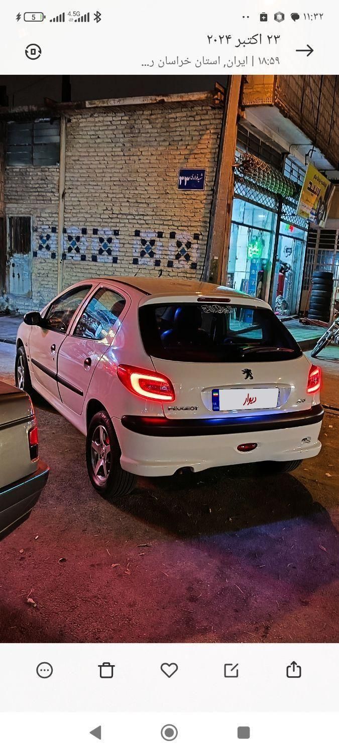 پژو 206 تیپ 3 - 1398
