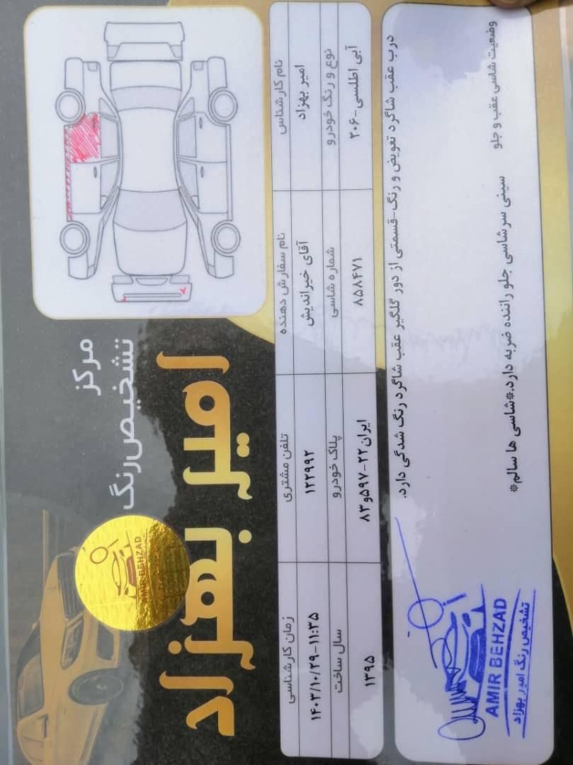 پژو 206 تیپ 5 - 1395