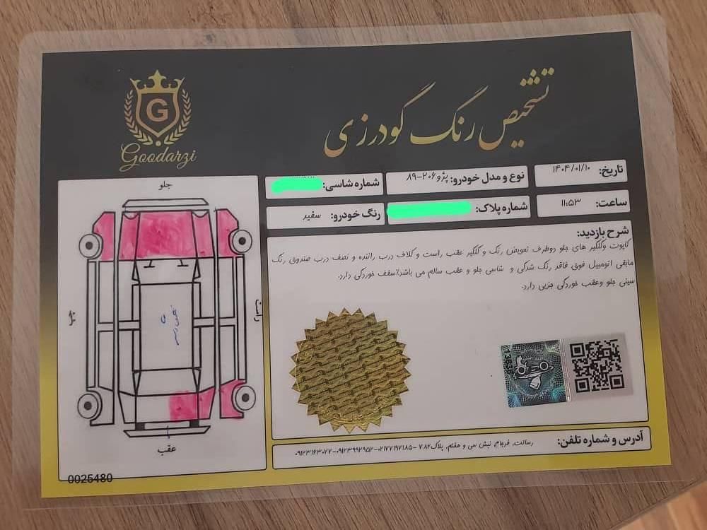 پژو 206 تیپ 2 - 1389