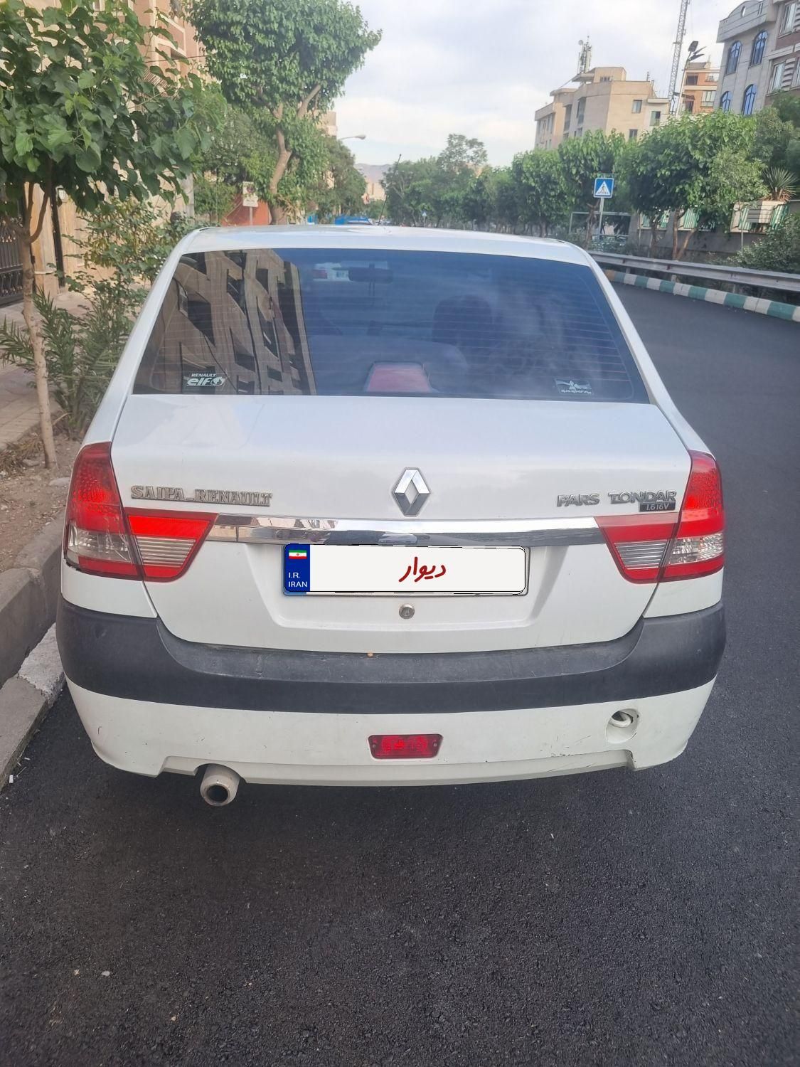 رنو پارس تندر گیربکس JHQ + مولتی مدیا - 1395