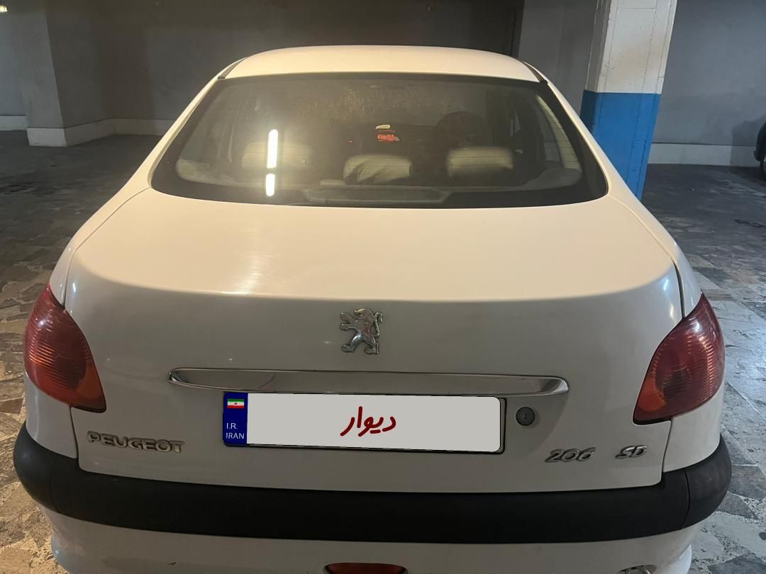 پژو 206 SD v8 - 1395