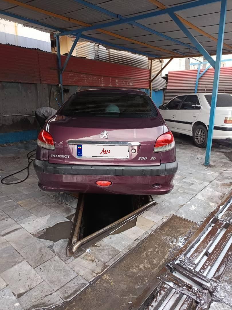 پژو 206 SD v8 - 1396