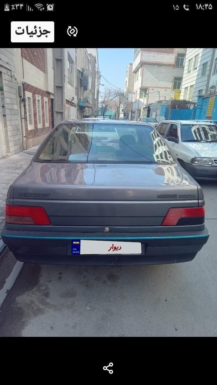 پژو 405 GLX - دوگانه سوز - 1395