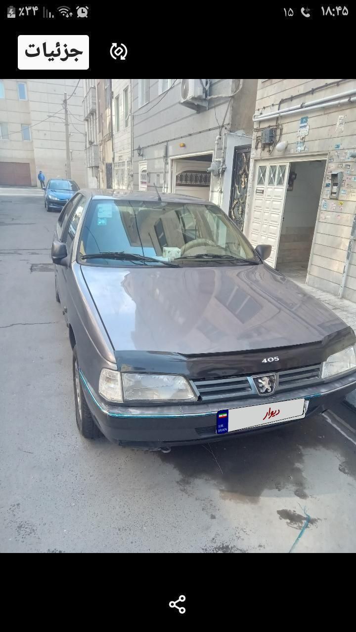 پژو 405 GLX - دوگانه سوز - 1395