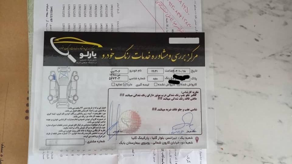 پژو 206 تیپ 2 - 1391